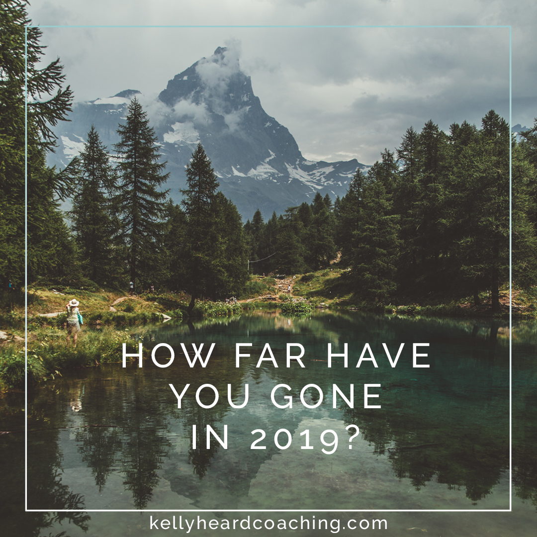 How far have you gone in 2019 graphic and quote