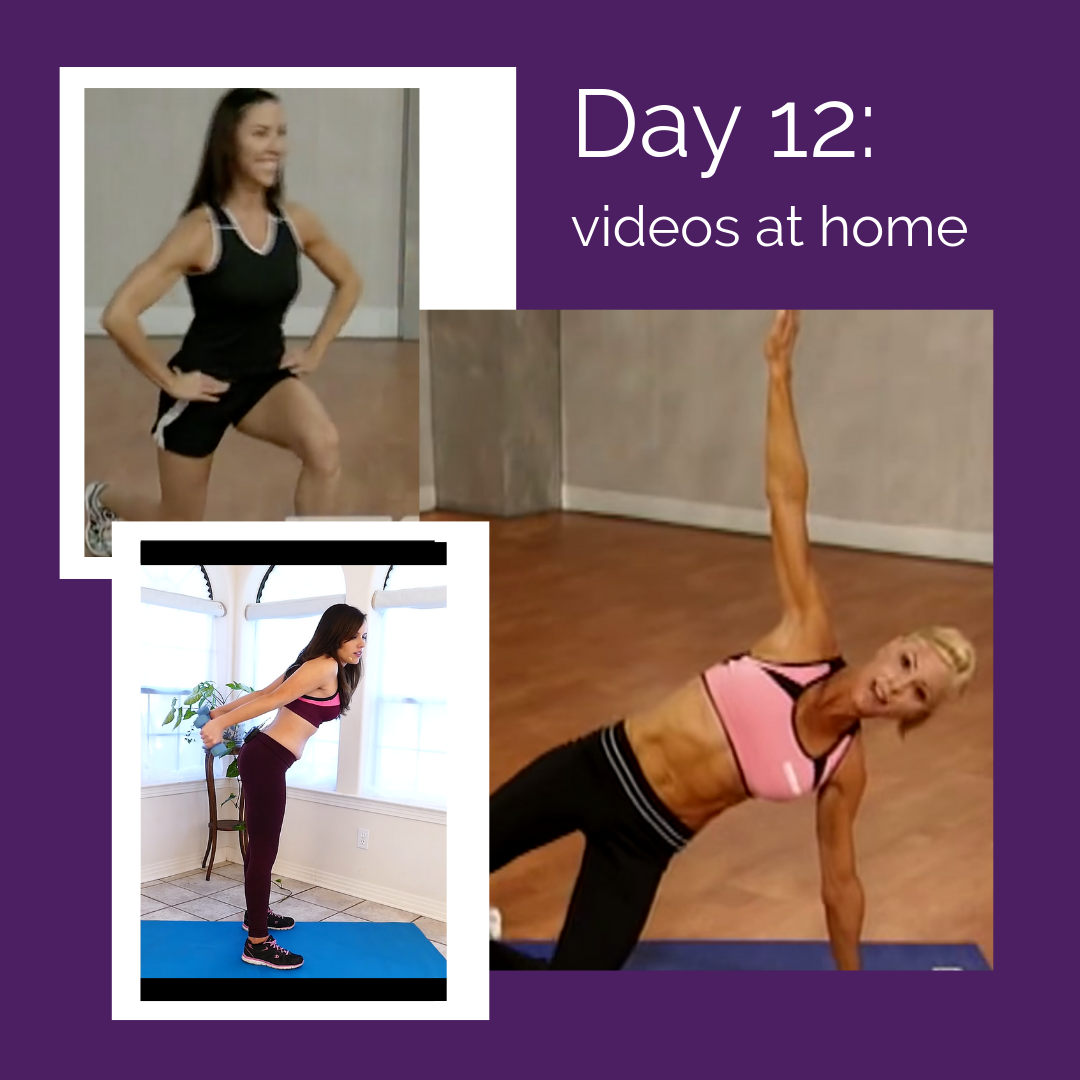 three pictures of exercise videos Kelly Heard Coaching