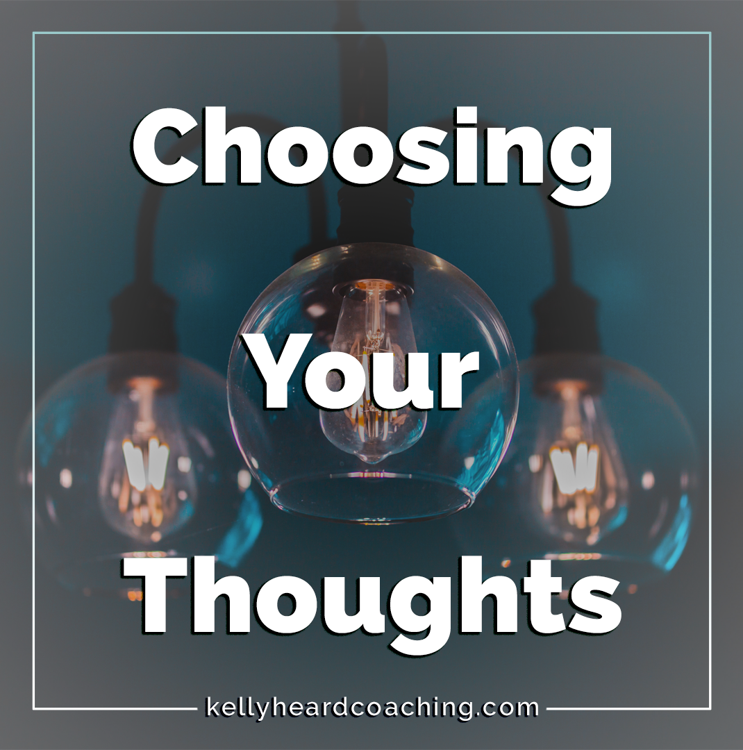 Choosing your thoughts light bulbs Kelly Heard Coaching